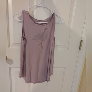 Old Navy Pink Sleeveless Relaxed Tank Top